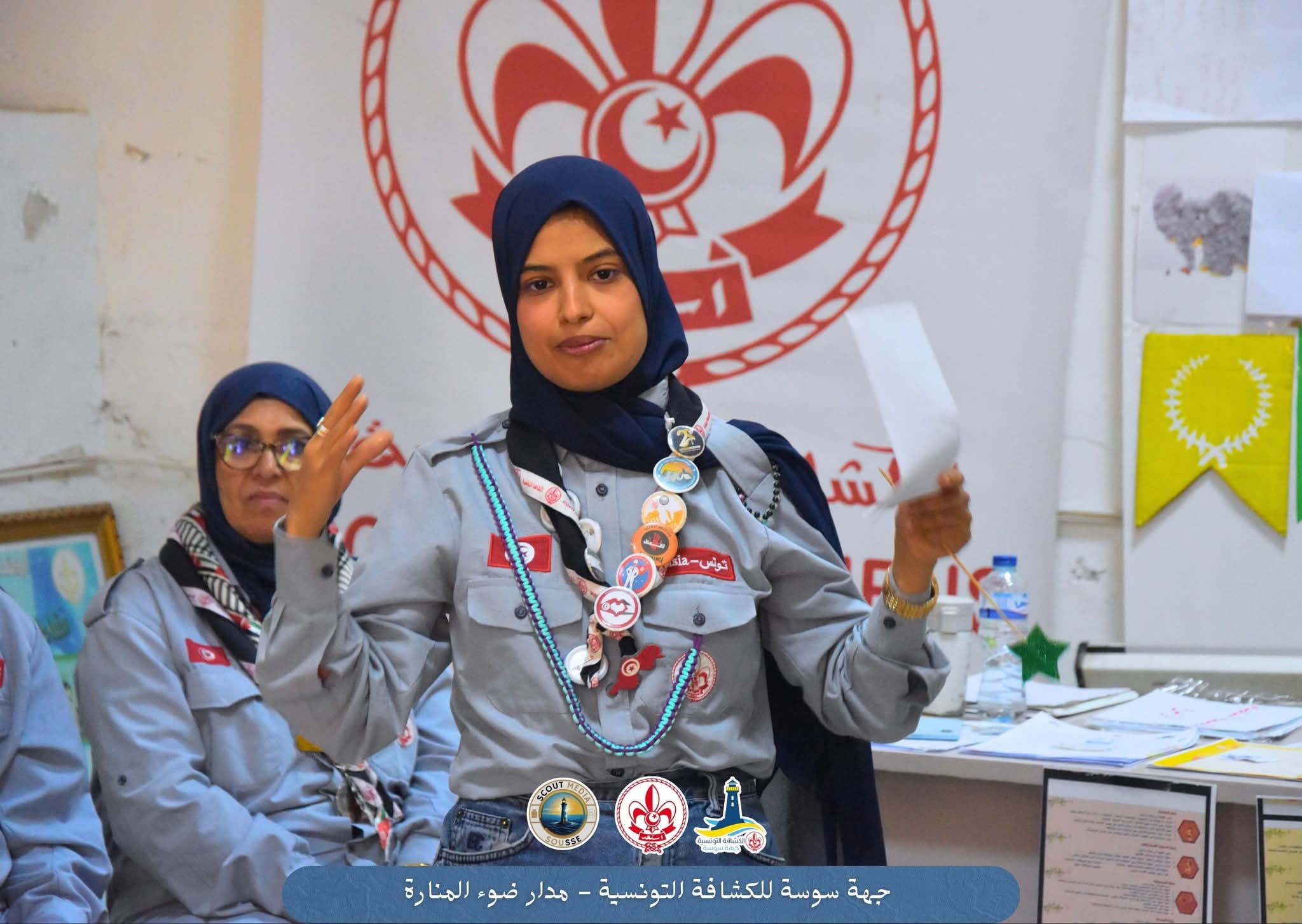 قائدات فوج أكودة يتركن بصمتهن في الملتقى الجهوي لقائدات الزهرات بجهة سوسة