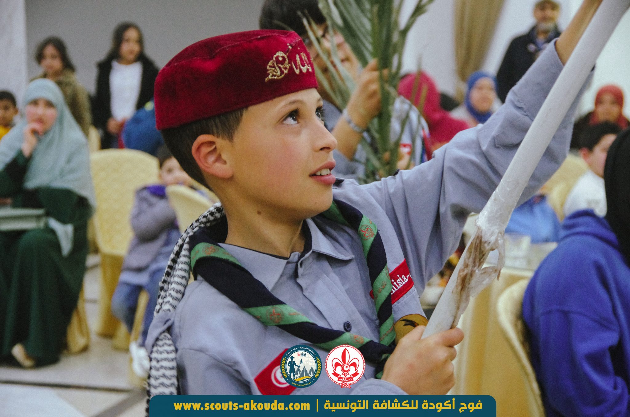 ليلة من البهجة والإبداع في سهرة رمضانية لفوج أكودة للكشافة التونسية